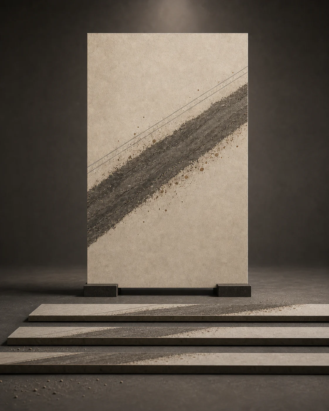 OROSA Strata 04 campaign key art emphasizing its diagonal geological signature