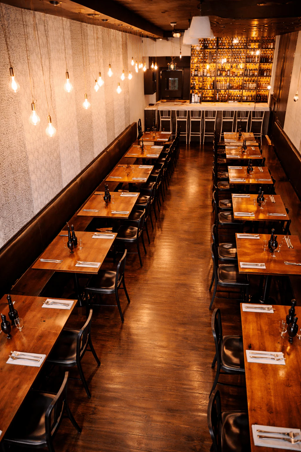 AI-generated cinematic interior of Salt of Earth restaurant